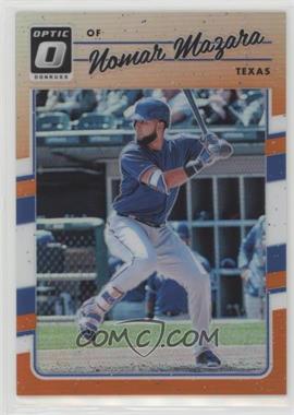 2017 Panini Donruss Optic - [Base] - Orange Prizm #146 - Nomar Mazara /199