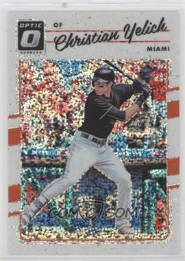 2017 Panini Donruss Optic - [Base] - Panini Rewards White Sparkle Prizm #111 - Christian Yelich