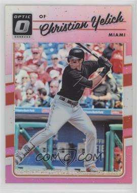 2017 Panini Donruss Optic - [Base] - Pink Prizm #111 - Christian Yelich