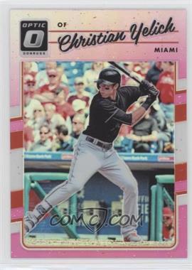 2017 Panini Donruss Optic - [Base] - Pink Prizm #111 - Christian Yelich