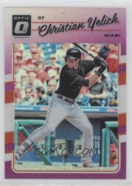 2017 Panini Donruss Optic - [Base] - Purple Prizm #111 - Christian Yelich