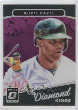 2017 Panini Donruss Optic - [Base] - Purple Prizm #20 - Diamond Kings - Khris Davis