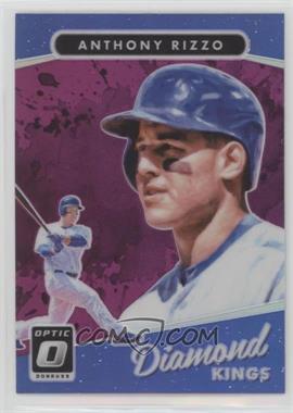 2017 Panini Donruss Optic - [Base] - Purple Prizm #5 - Diamond Kings - Anthony Rizzo