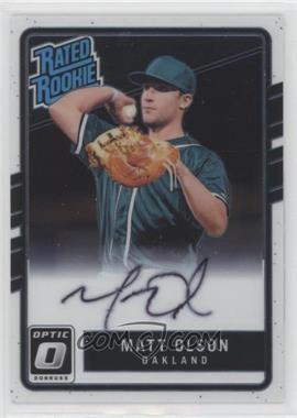 2017 Panini Donruss Optic - [Base] #167 - Rated Rookies Base Autographs - Matt Olson