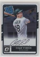 Rated Rookies Base Autographs - Chad Pinder