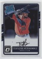 Rated Rookies Base Autographs - Teoscar Hernandez