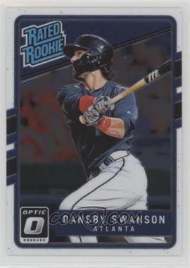 2017 Panini Donruss Optic - [Base] #33 - Rated Rookies - Dansby Swanson