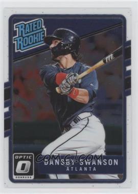 2017 Panini Donruss Optic - [Base] #33 - Rated Rookies - Dansby Swanson