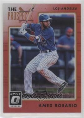 2017 Panini Donruss Optic - The Prospects - Red Prizm #TP14 - Amed Rosario /99