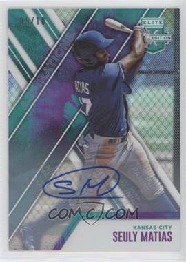 2017 Panini Elite Extra Edition - [Base] - Aspirations Tie-Dye Autographs #186 - Seuly Matias /10