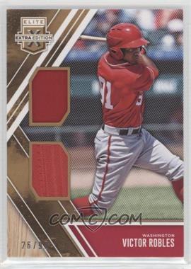 2017 Panini Elite Extra Edition - Dual Materials - Holo Gold #DM-VR - Victor Robles /99