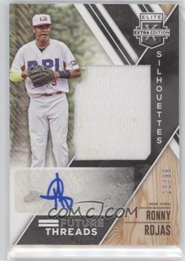 2017 Panini Elite Extra Edition - Future Threads Silhouettes Autographs #FTSA-RR - Ronny Rojas /99