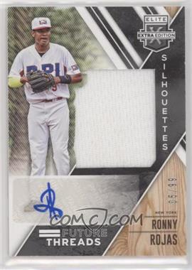 2017 Panini Elite Extra Edition - Future Threads Silhouettes Autographs #FTSA-RR - Ronny Rojas /99