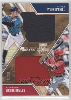 2017 Panini Elite Extra Edition - Future Threads Silhouettes Duals - Holo Gold #FTSD-TV - Tyler O'Neill, Victor Robles /99
