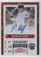 Patrick Raby #/24