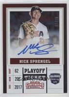 Nick Sprengel #/15