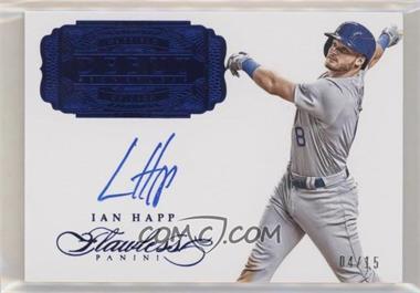 2017 Panini Flawless - Flawless Debut Signatures - Sapphire #FDS-IH - Ian Happ /15