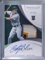 Rookie Auto Patch - Chad Pinder [EX to NM] #/49