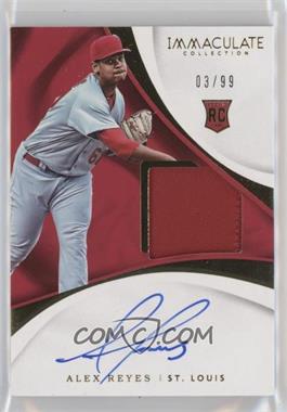 2017 Panini Immaculate Collection - [Base] #108 - Rookie Auto Patch - Alex Reyes /99