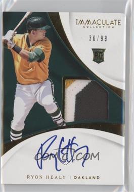 2017 Panini Immaculate Collection - [Base] #131 - Rookie Auto Patch - Ryon Healy /99