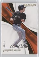 Christian Yelich [Good to VG‑EX] #/99