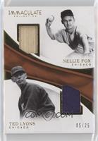 Nellie Fox, Ted Lyons #/25
