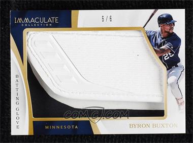 2017 Panini Immaculate Collection - Immaculate Jumbo - Batting Glove #IJ-BY - Byron Buxton /6