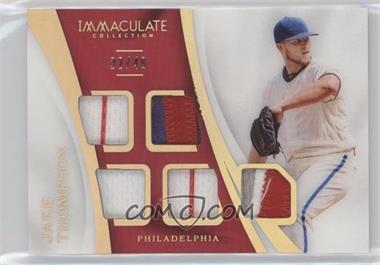 2017 Panini Immaculate Collection - Immaculate Material - Gold #IM-JT - Jake Thompson /49