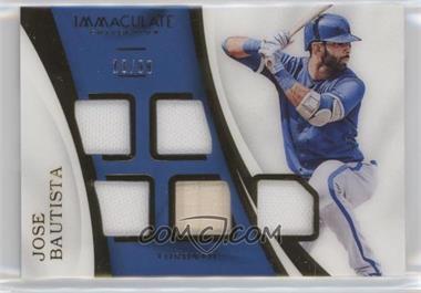 2017 Panini Immaculate Collection - Immaculate Material #IM-JY - Jose Bautista /99