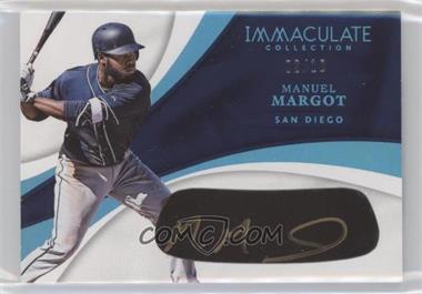 2017 Panini Immaculate Collection - Immaculate Rookie Carbon Signatures - Blue #REB-MM - Manuel Margot /10