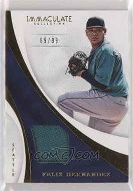 2017 Panini Immaculate Collection - Immaculate Swatches #S-FX - Felix Hernandez /99 [EX to NM]