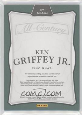 2017 Panini National Treasures - All Century #AC-KGJ - Ken Griffey Jr. /99 - Courtesy of COMC.com