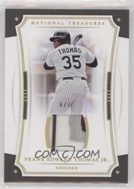 2017 Panini National Treasures - [Base] - Holo Gold #142.2 - Variation - Frank Thomas (Frank Edward Thomas Jr.) /7