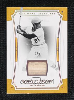 2017 Panini National Treasures - [Base] - Holo Gold #49.1 - Roberto Clemente /5