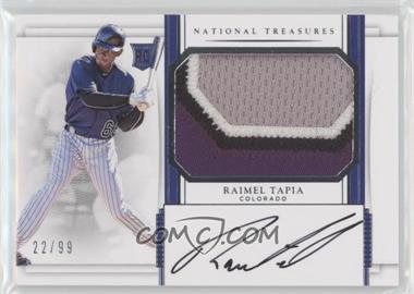 2017 Panini National Treasures - [Base] #171 - Rookie Materials Signatures - Raimel Tapia /99