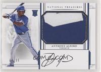 Rookie Materials Signatures - Anthony Alford #/99