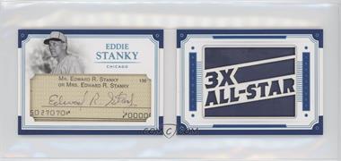 2017 Panini National Treasures - Legends Cuts Materials Booklets - Stats #LCBM-ES - Eddie Stanky /5 [Noted]