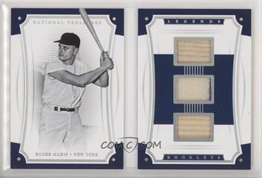 2017 Panini National Treasures - Legends Materials Booklets Trios #LBMT-RM - Roger Maris /25