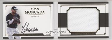 2017 Panini National Treasures - Rookie Signature Jumbo Material Booklets #RSMB-YM - Yoan Moncada /99