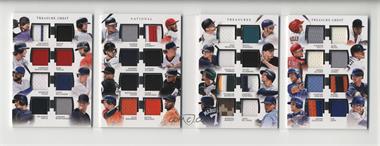 2017 Panini National Treasures - Treasure Chest 32 Materials Booklet #TCMT-32 - Aaron Judge, Alex Bregman, Alex Reyes, Amir Garrett, Andrew Benintendi, Andrew Toles, Antonio Senzatela, Bradley Zimmer, Carson Fulmer, Carson Kelly, Cody Bellinger, Dansby Swanson, David Dahl, David Paulino, Derek Fisher, Franklin Barreto, Gavin Cecchini /99