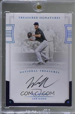 2017 Panini National Treasures - Treasured Signatures - Platinum #TS-WM - Wil Myers /1