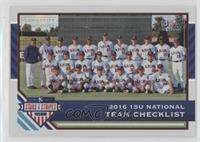 Team Checklists - USA Baseball 15U National Team #/99