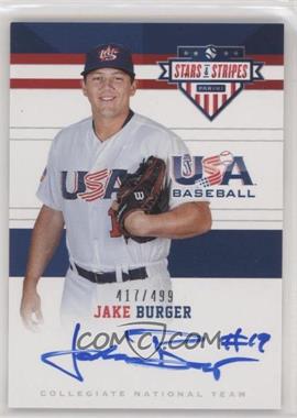 2017 Panini USA Baseball Stars & Stripes - CNT Signatures #4 - Jake Burger /499 [EX to NM]