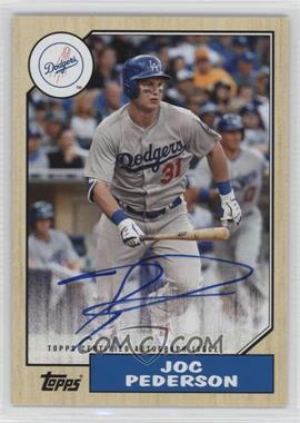 2017 Topps - 1987 Design Autographs #1987A-JP - Joc Pederson