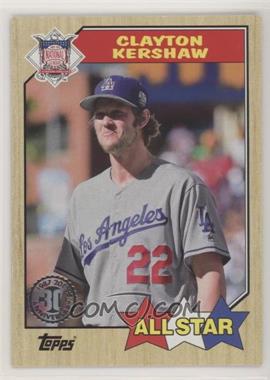 2017 Topps - 1987 Design #87-120 - All-Star - Clayton Kershaw