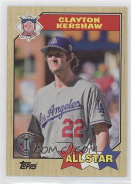 2017 Topps - 1987 Design #87-120 - All-Star - Clayton Kershaw