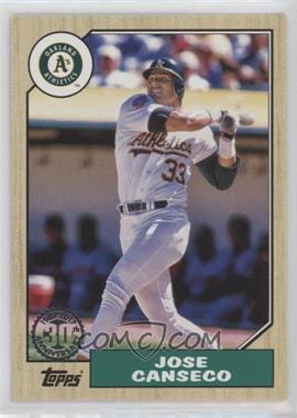 2017 Topps - 1987 Design #87-52 - Jose Canseco