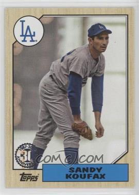 2017 Topps - 1987 Design #87-9 - Sandy Koufax