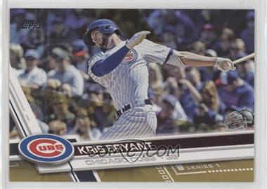 2017 Topps - [Base] - Gold #1 - Kris Bryant /2017