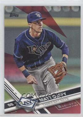 2017 Topps - [Base] - Hot Pink Mother's Day #551 - Matt Duffy /50